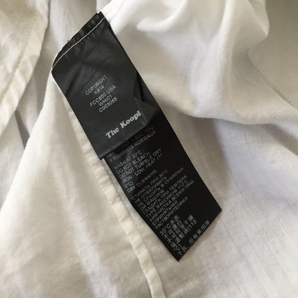 Kooples Tuxedo Style Button Down - image 4